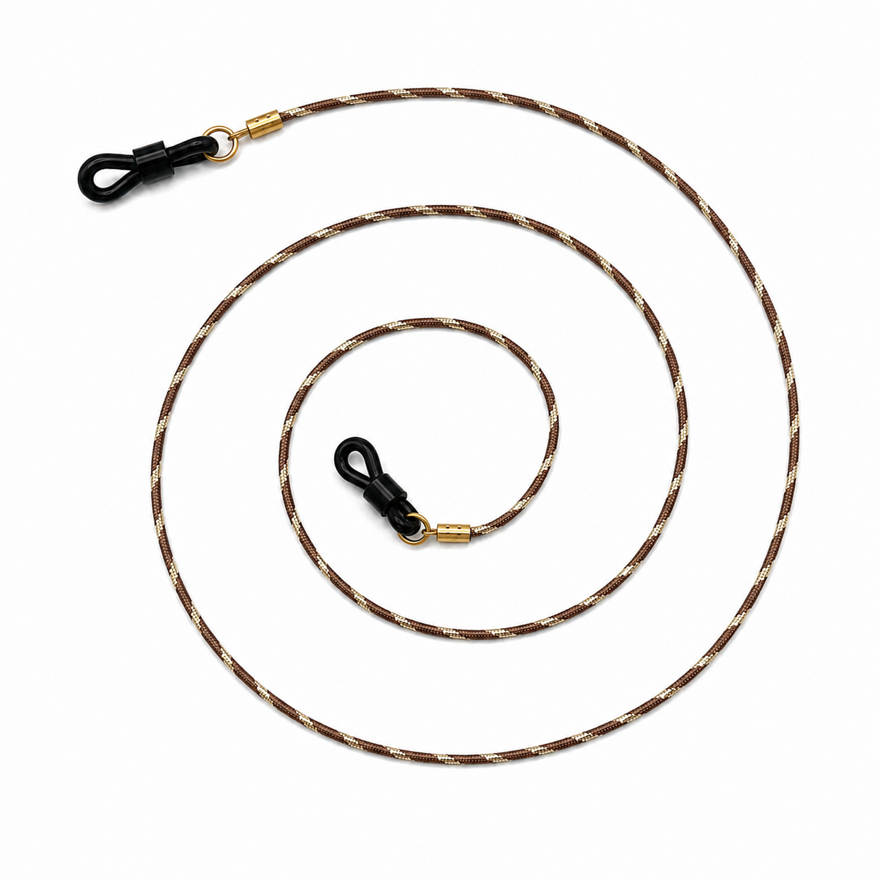 Color Snake Brillenkette – Braun