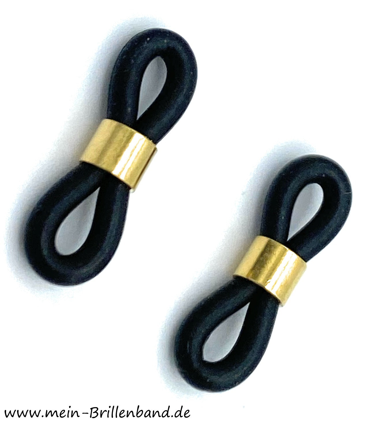 Premium - Brillenschlaufen schwarz - gold