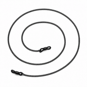 Snake Chain Brillenkette Schwarz - Modell MK-64s
