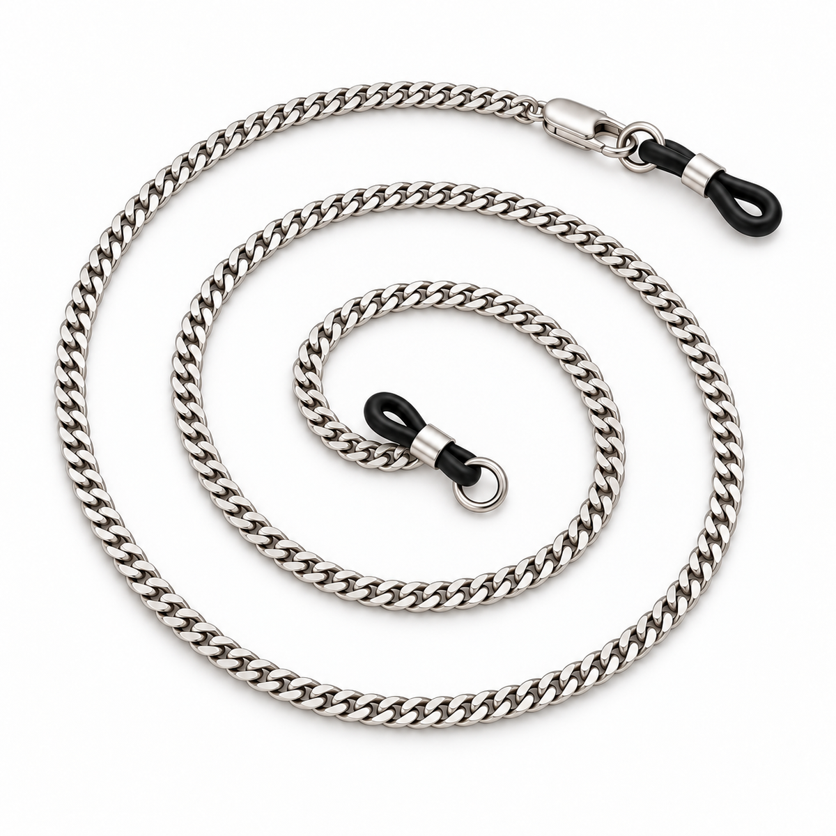 Catena per occhiali palladiata – Color argento – Modello BS-27w