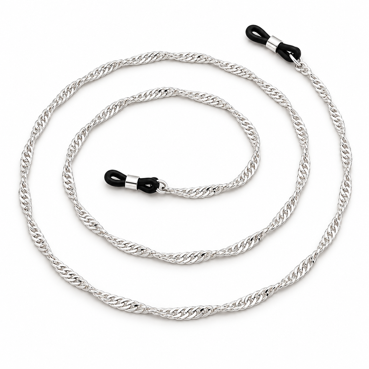 Catena per occhiali color argento – modello BS-km29-5