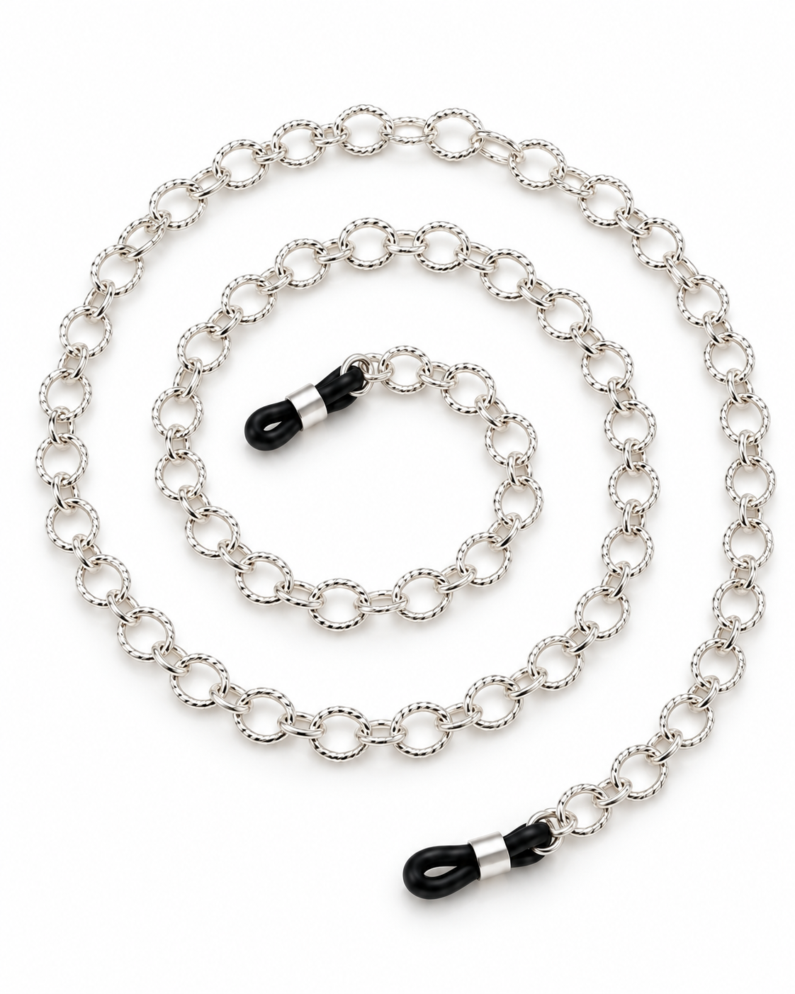 Catena per occhiali color argento – modello BS-km29-4