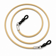 Brillenband aus gewachstem Lederimitat – Natur
