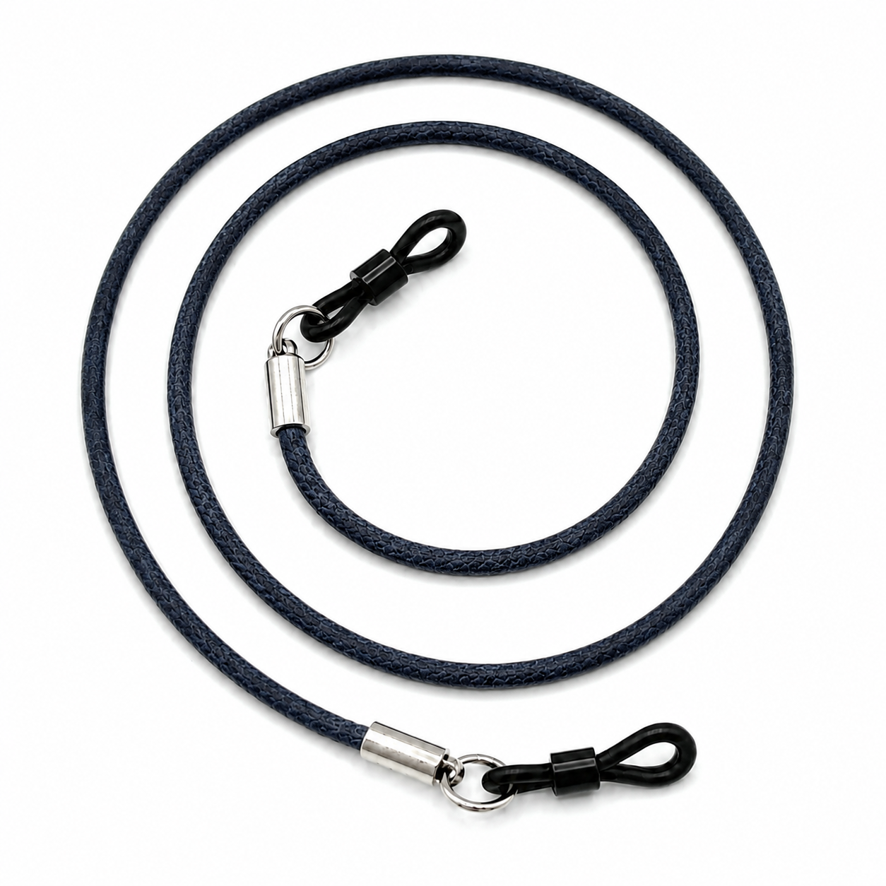 Leder-Brillenband – Marine