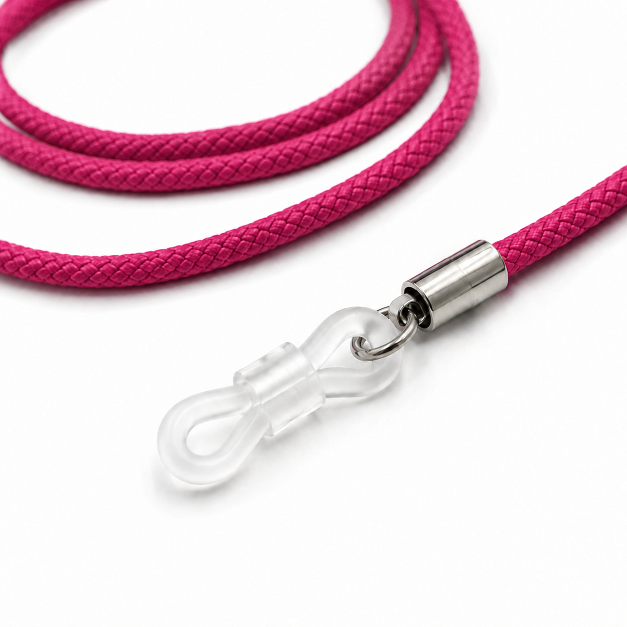 Cordon à lunettes en nylon – Rose