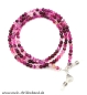 Mobile Preview: Brillenkette - Brillenband aus Edelsteinen Achat "pink"