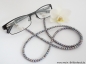 Mobile Preview: Brillenkette - Brillenband aus Süßwasserzuchtperlen "Grau"