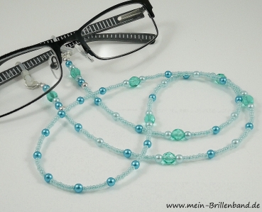 %Brillenkette - Brillenband "Türkis"