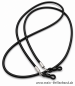 Preview: Brillenkette - Brillenband aus Leder "schwarz"