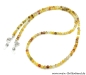Preview: %Brillenkette - Brillenband aus Edelsteinen Achat "gelb"