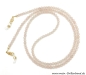 Preview: Brillenkette - Brillenband aus Rosenquarz "Rose"
