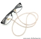 Preview: Brillenkette - Brillenband aus Rosenquarz "Rose"