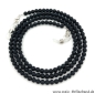 Preview: Brillenkette - Brillenband aus Edelsteinen Achat "Schwarz-Matt"