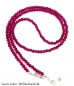 Preview: Brillenkette - Brillenband aus Edelsteinen Jade "pink"