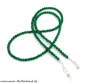 Preview: Brillenkette - Brillenband aus Edelsteinen Jade "dunkelgrün"