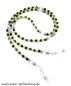 Preview: %Brillenkette - Brillenband aus Edelsteinen Jaspis- Jade "gelb-schwarz"