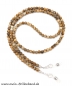 Preview: Brillenkette - Brillenband aus Edelsteinen Picture Jaspis "braun"