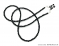 Preview: Brillenkette - Brillenband aus Edelsteinen Onyx "schwarz"