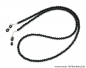 Preview: Brillenkette - Brillenband aus Edelsteinen Onyx "schwarz"