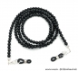 Preview: Brillenkette - Brillenband aus Edelsteinen Onyx "schwarz"