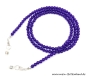 Preview: Brillenkette - Brillenband aus Edelsteinen Jade "dunkellila"