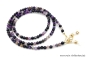 Preview: %Brillenkette - Brillenband aus Edelsteinen Achat "lila"