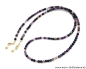 Preview: %Brillenkette - Brillenband aus Edelsteinen Achat "lila"