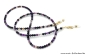 Preview: %Brillenkette - Brillenband aus Edelsteinen Achat "lila"