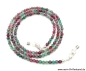 Preview: Brillenkette - Brillenband aus Edelsteinen Web Achat "bunt"