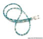 Preview: Brillenkette - Brillenband aus Edelsteinen Hemimorphit