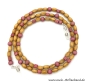 Preview: %Brillenkette - Brillenband aus Holzperlen "braun-rosa"