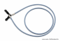 Preview: Brillenkette - Brillenband aus Leder "grau"