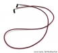 Preview: Brillenkette - Brillenband aus Leder "weinrot"