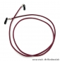 Preview: Brillenkette - Brillenband aus Leder "weinrot"