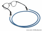 Preview: Brillenkette - Brillenband aus Leder "hellblau"