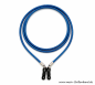 Preview: Brillenkette - Brillenband aus Leder "hellblau"