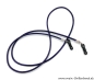 Preview: Brillenkette - Brillenband aus Leder "lila"