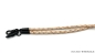 Preview: Brillenkette - Brillenband aus geflochtenem Leder "natur"