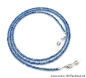 Preview: Brillenkette - Brillenband "aussen kristall-innen blau"