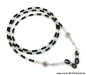 Preview: %Brillenkette - Brillenband "schwarz-beige"