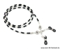 Preview: %Brillenkette - Brillenband "schwarz-beige"