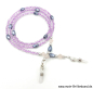 Preview: Brillenkette - Brillenband "flieder - anthrazit"