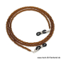 Preview: Brillenkette - Brillenband "rehbraun"