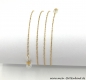 Preview: Super feine Brillenkette - Brillenband vergoldet