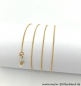 Preview: Super feine Brillenkette - Brillenband vergoldet
