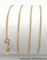 Preview: Super feine Brillenkette - Brillenband vergoldet