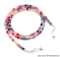 Preview: %Brillenkette - Brillenband aus Edelsteinen facettierter Achat "bunt"