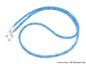 Preview: Brillenkette - Brillenband aus Edelsteinen Jade "Blau"