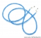 Preview: Brillenkette - Brillenband aus Edelsteinen Jade "Blau"