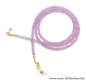 Preview: Brillenkette - Brillenband aus Edelsteinen Jade "lavendel"